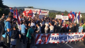 Protest podrške Dodiku